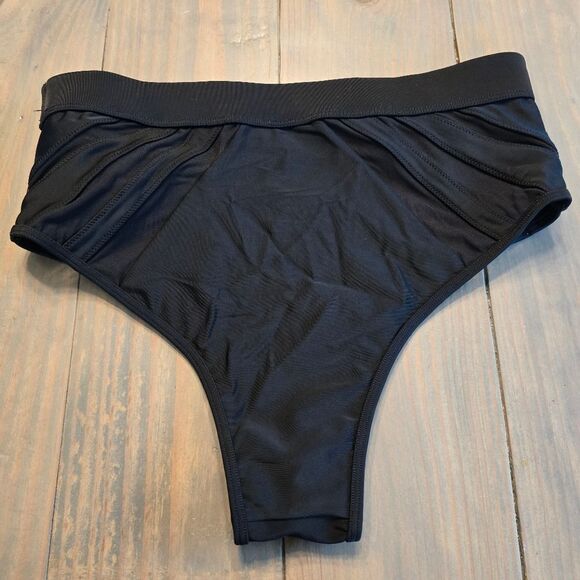 Express high rise cheeky mesh bikini bottom - Picture 2 of 5